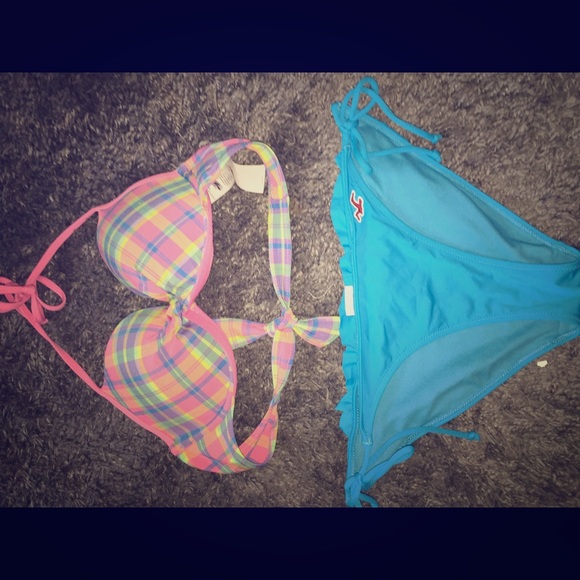 Hollister Plaid Bikini