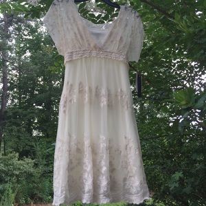 Ivory Cream Lace Dress