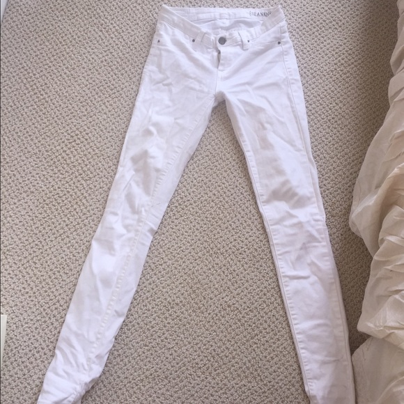 White Denim Skinny Jeans