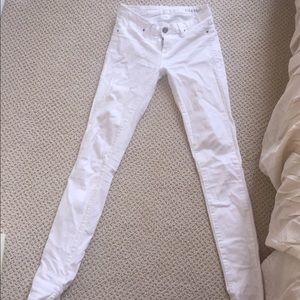 White Denim Skinny Jeans