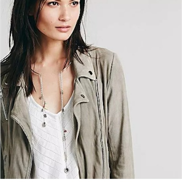 Free People Open Metal Tassel Collar