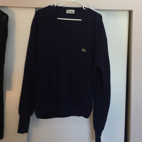 Lacoste navy blue boyfriend sweater