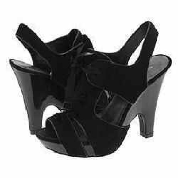 NineWest "Marlia" Ladies Platform- Black, Sz9.5