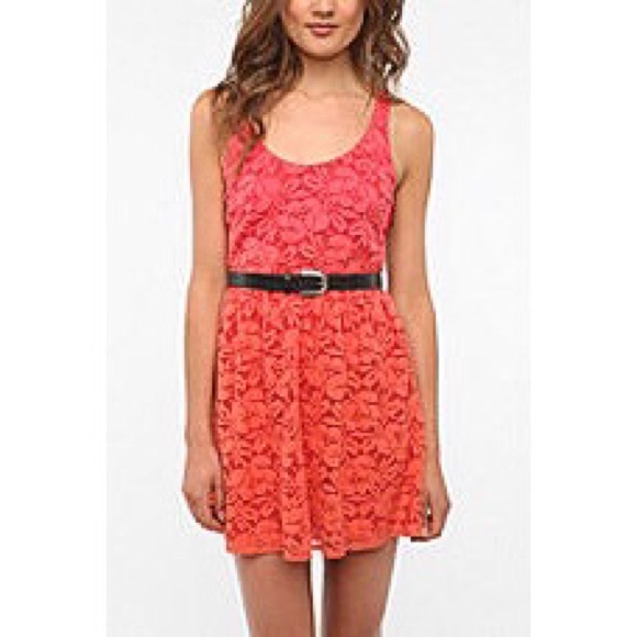 Pins and Needles Floral Lace Ombré Dress - Picture 1 of 5