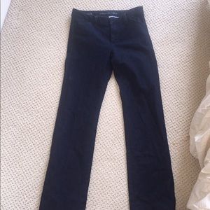Dark denim jeans