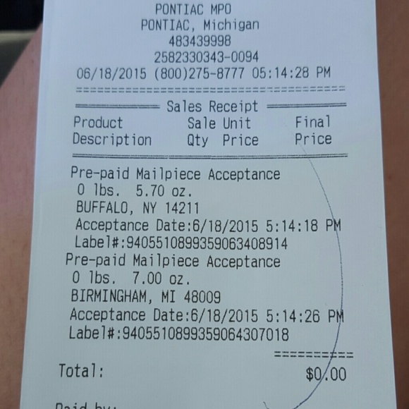 Proof - Picture 2 of 2