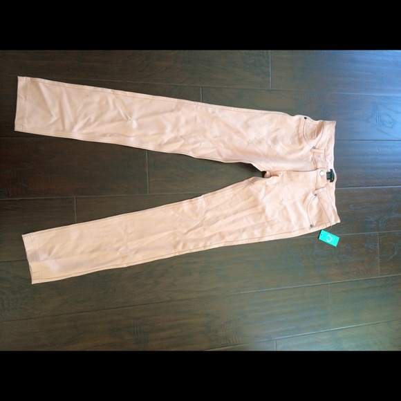 New salmon color pants with tag