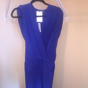 Blue long romper