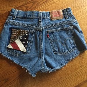 Vintage jean shorts