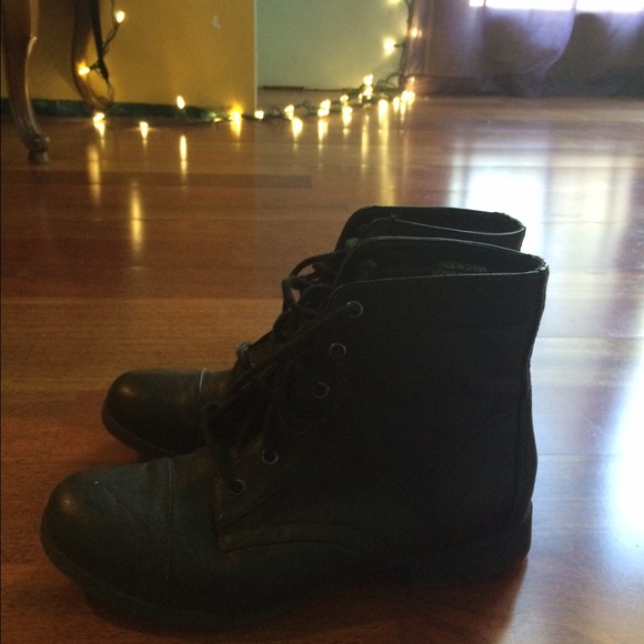 Forever 21 short combat boots