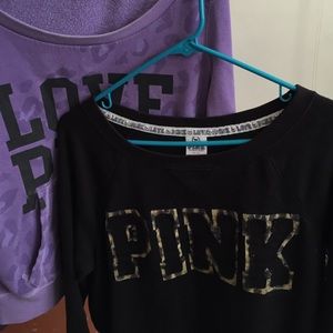 Two Love Pink Sweaters
