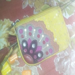 Yellow Fossil Coin Wallet