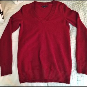 Gap red cashmere sweater