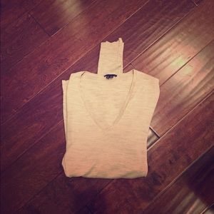 Theory Gray v-neck sweater, Women's, Size Large