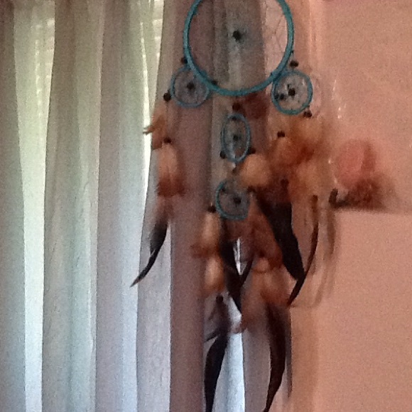 Blue Feathered Dream Catcher
