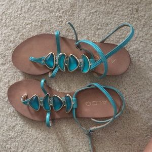 Aldo's flat sandals size7