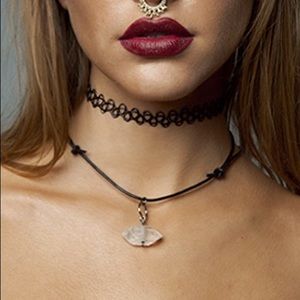 Tattoo neck choker