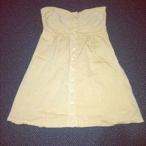 Nude/peach cotton dress with pockets💋💋💋