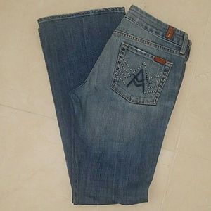 7 for all man kind  A pocket flare jeans