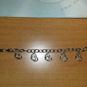 Zales heart charm bracelet