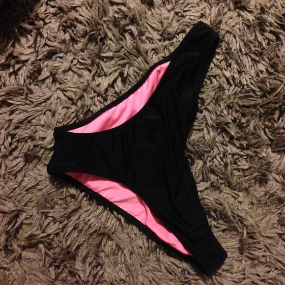 black cheeky bottoms from vs