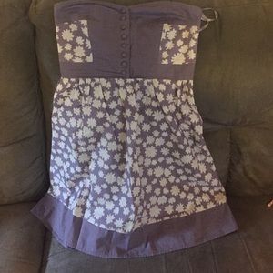 Urban outfitters strapless dress