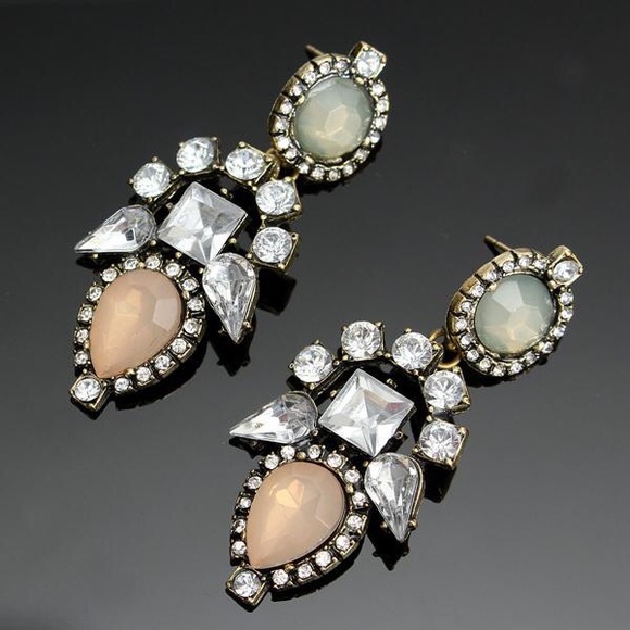 Crystal rhinestone earrings