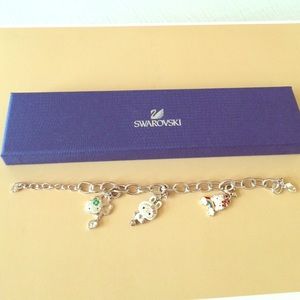 Hello kitty Swarovski charm bracelet