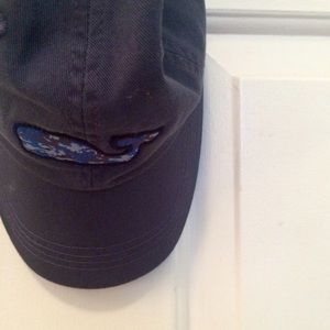 RESERVED Navy Vineyard Vines Camo Whale Patch Hat