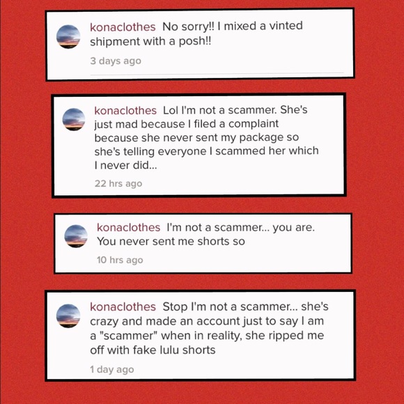 🚫🚫SCAMMER ALERT @konaclothes🚫🚫 - Picture 3 of 4