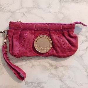 Gustto Bags - Gustto "Balma" Strawberry Leather Wristlet Gustto Bags - Gustto "Balma" Strawberry Leather Wristlet
