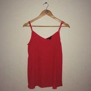 Forever 21 red flowy tank