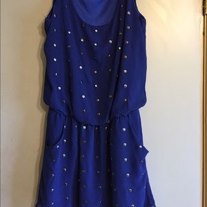 A blue dress!