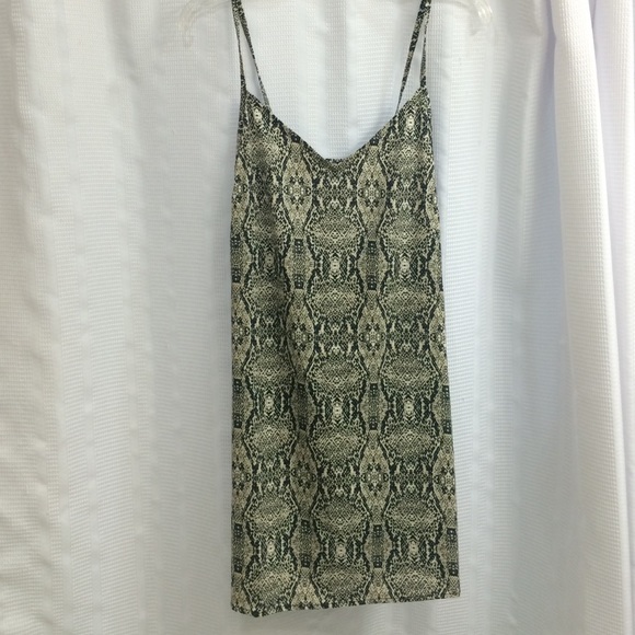 NEVER WORN snakeskin print dress from LF