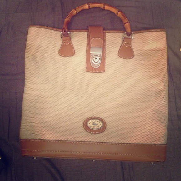 PRICE REDUCED Dooney & Bourke Tote with Bamboo