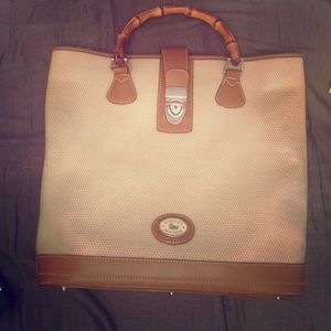 PRICE REDUCED Dooney & Bourke Tote with Bamboo