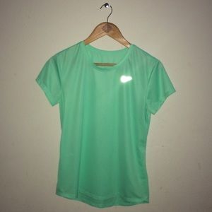 Nike dri-fit mint green shirt