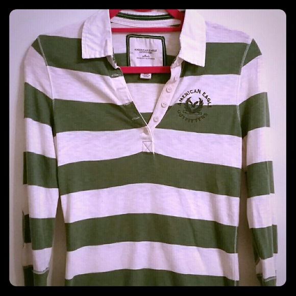 American Eagle Outfitters Tops - American Eagle Preppy Stripe Top