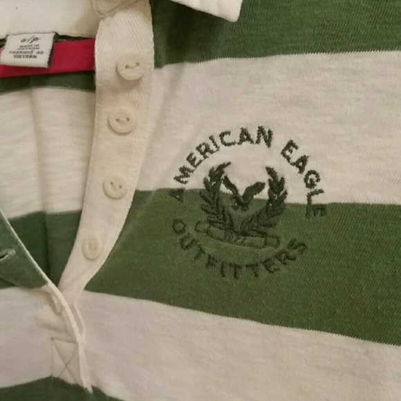 American Eagle Preppy Stripe Top - Picture 3 of 4