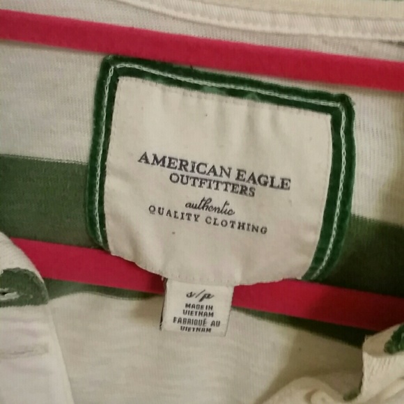 American Eagle Preppy Stripe Top - Picture 4 of 4
