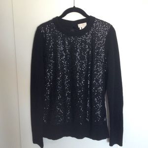 Kate Spade Fluffy Wool Sequin Sweater
