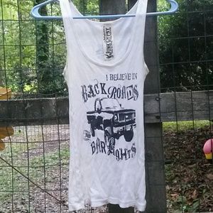 Junk Gypsy Backroads and Bar Lights Tank Top