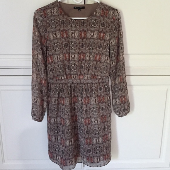 Madewell Silk Melody Dress In Swirl Print, Size 0