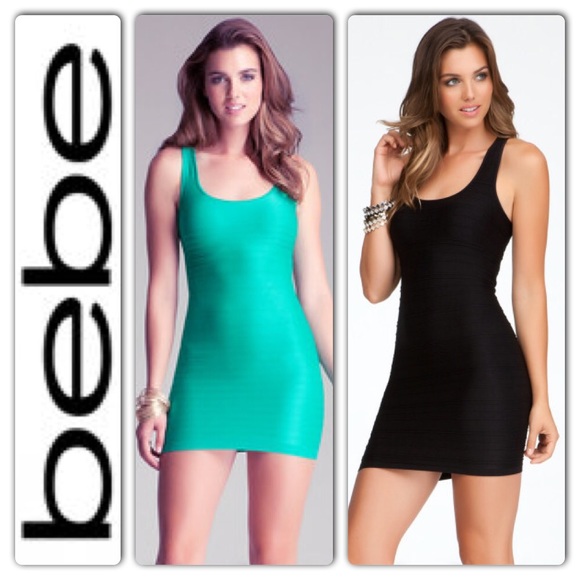 Bebe bodycon bandage dress S
