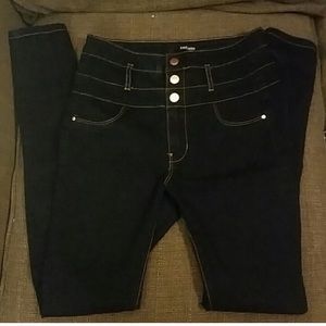 Refuge size 6 high waist stretch skinny jeans