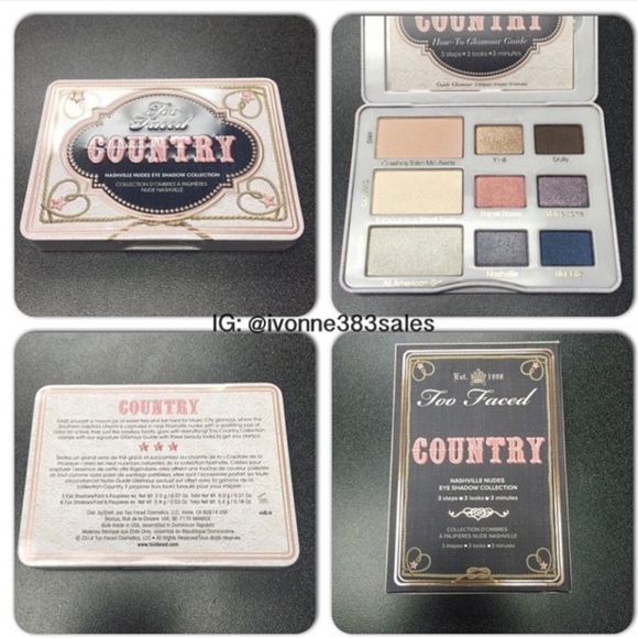 Too Faced Country Palette. New in box ⛔️No Swaps⛔️