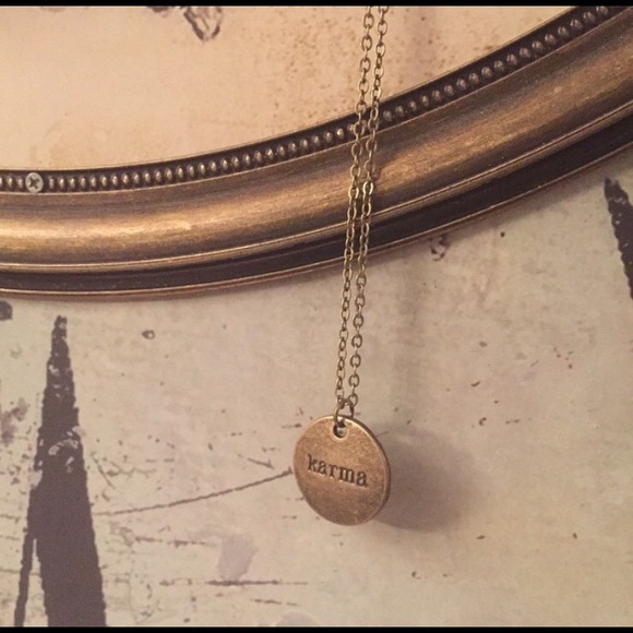 Karma vintage looking necklace