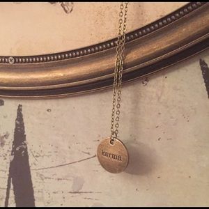 Karma vintage looking necklace