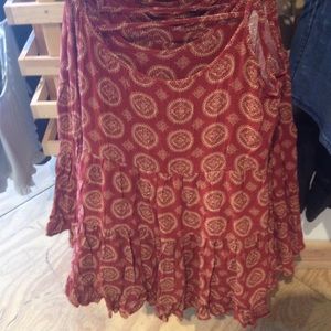 Red patterned Jada (sold)