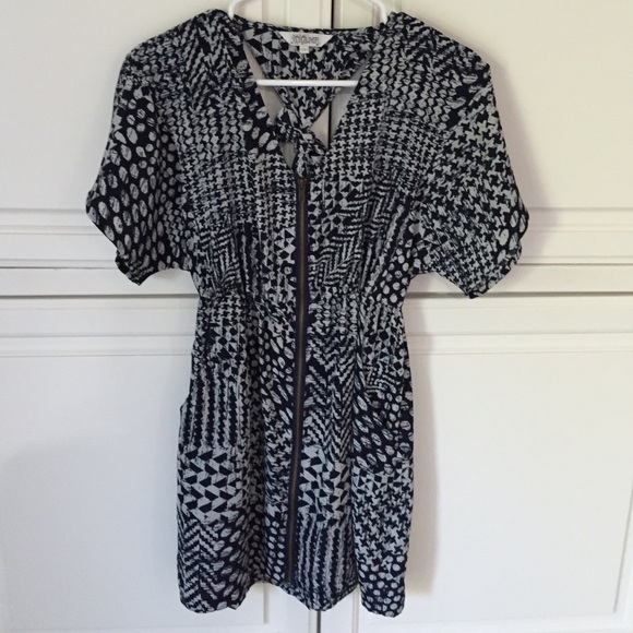 Blue motif sundress size s